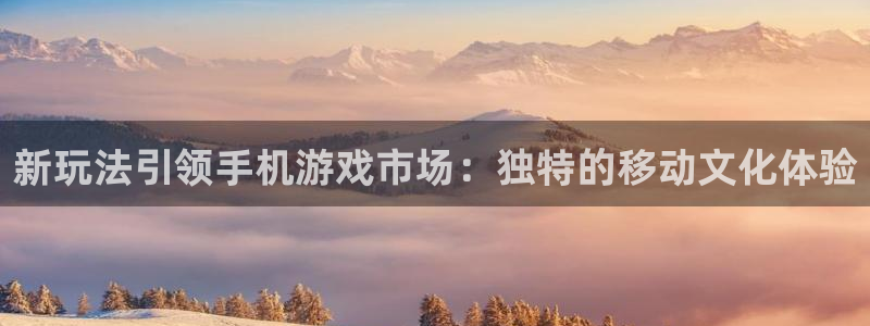 亿万28品牌服装：新玩法引领手机游戏市场：独特的移动文化体验